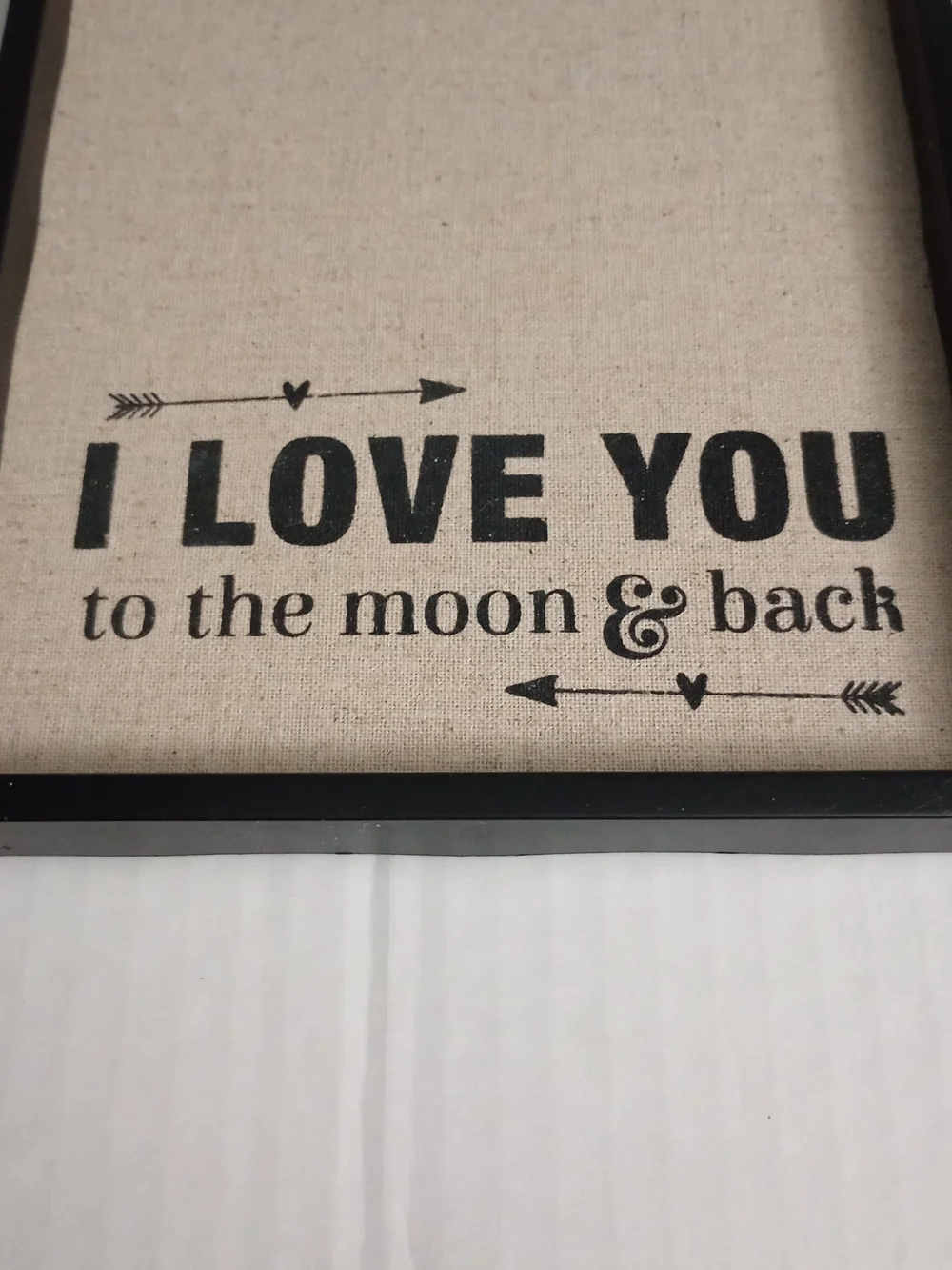 Mainstays I Love You To The Moon & Back Clipboard Frame For 4x6 Photo
